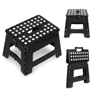 ModernHome Stołek składany 1 stopniowy taboret z tworzywa 22 cm
