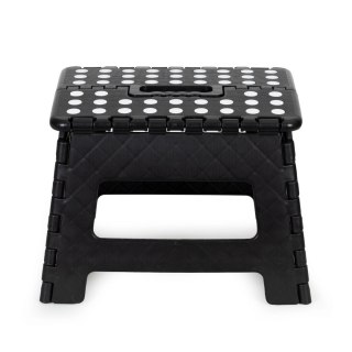 ModernHome Stołek składany 1 stopniowy taboret z tworzywa 22 cm