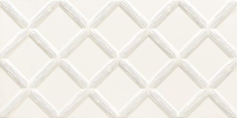 DOMINO (TUBĄDZIN) BURANO WHITE DEKOR 60,8X30,8 (60x30)