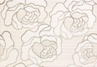 DOMINO (TUBĄDZIN) KIRIBATI FLOWER SZARA DEKOR 36X25