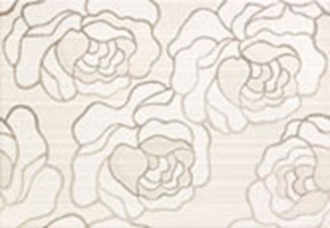 DOMINO (TUBĄDZIN) KIRIBATI FLOWER SZARA DEKOR 36X25