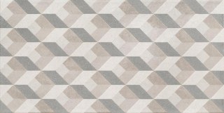 DOMINO (TUBĄDZIN) TEMPRE GREY DEKOR 60,8X30,8 (60x30)