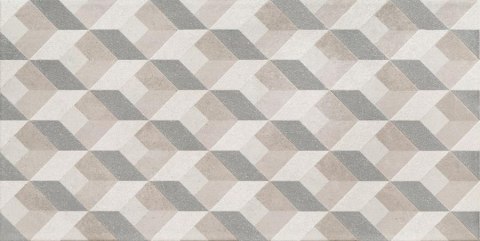 DOMINO (TUBĄDZIN) TEMPRE GREY DEKOR 60,8X30,8 (60x30)