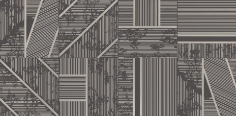 DOMINO (TUBĄDZIN) DUO GRAPHITE B DEKOR 29,8X59,8 (30x60) DOMINO (TUBĄDZIN) DUO GRAPHITE B DEKOR 29,8X59,8 (30x60)