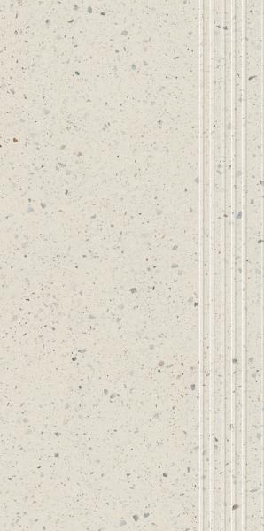 Paradyż MOONDUST ( MACROSIDE ) BIANCO STOPNICA PROSTA NACINANA MAT. 29,8x59,8 (30x60)