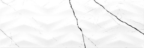 CERAMICA BIANCA PRESTIGE WHITE AXIS RETT. 25x75