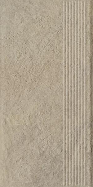 Paradyż EREMITE CREMA STOPNICA PROSTA STRUKTURA MAT 30X60