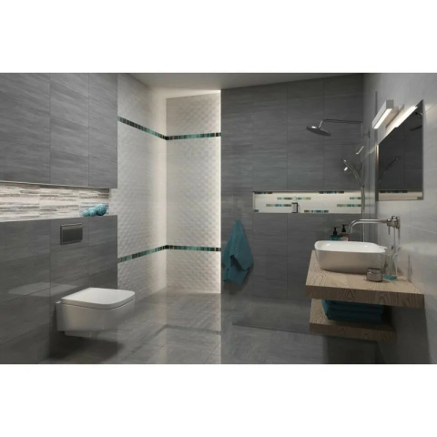 Paradyż NATI GRYS SCIANA STRUKTURA 25X40 Paradyż NATI GRYS SCIANA STRUKTURA 25X40