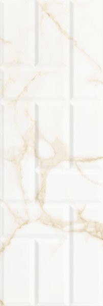 CERAMICA BIANCA ROYAL GOLD ART RETT. 25X75