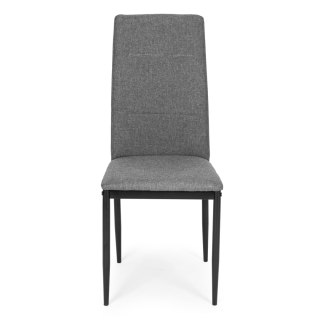 ModernHome Komplet 4 krzeseł krzesło do jadalni i salonu szare ModernHome