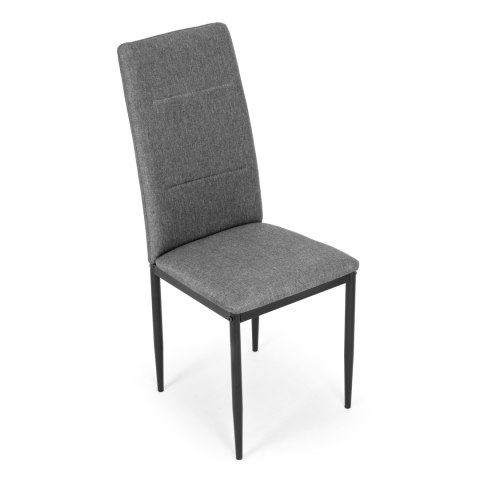 ModernHome Komplet 4 krzeseł krzesło do jadalni i salonu szare ModernHome ModernHome Komplet 4 krzeseł krzesło do jadalni i salonu szare ModernHome