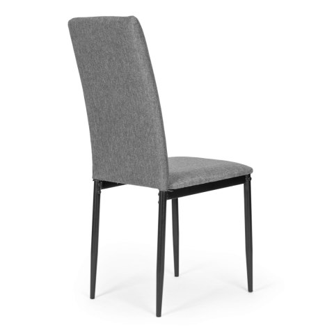 ModernHome Komplet 4 krzeseł krzesło do jadalni i salonu szare ModernHome ModernHome Komplet 4 krzeseł krzesło do jadalni i salonu szare ModernHome