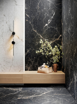 DOMINO (TUBĄDZIN) VENETO BLACK STR 59,8X59,8 (60x60)